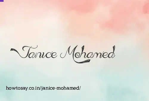 Janice Mohamed