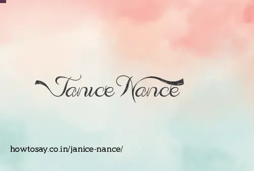 Janice Nance
