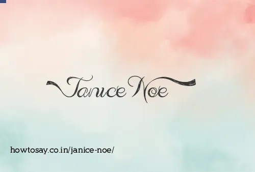 Janice Noe