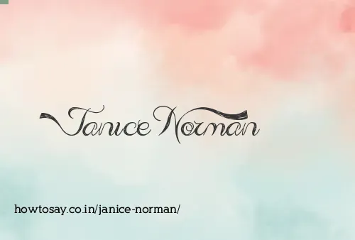 Janice Norman
