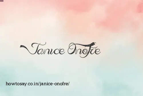 Janice Onofre