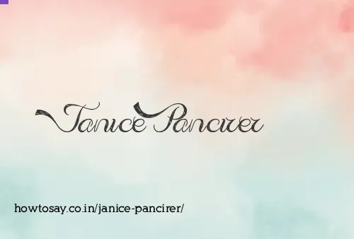 Janice Pancirer