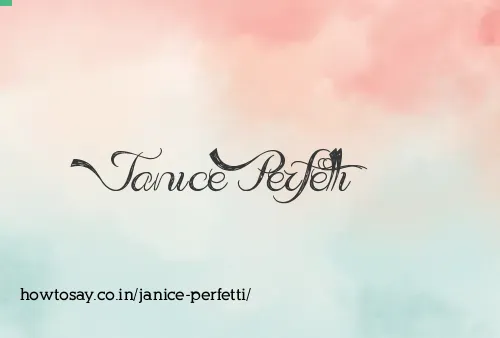 Janice Perfetti