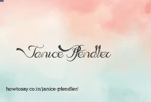 Janice Pfendler