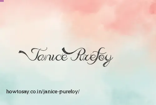 Janice Purefoy