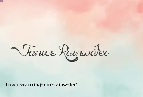 Janice Rainwater