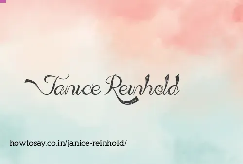 Janice Reinhold