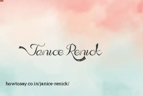 Janice Renick
