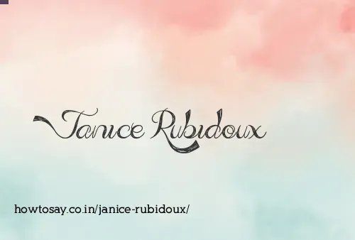 Janice Rubidoux