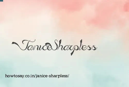 Janice Sharpless