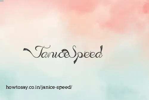 Janice Speed
