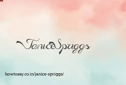 Janice Spriggs