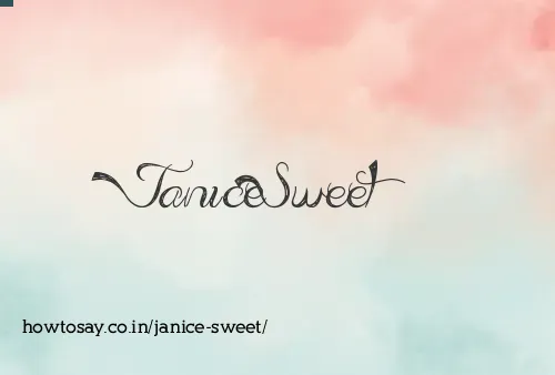 Janice Sweet