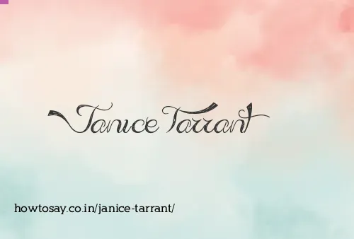 Janice Tarrant