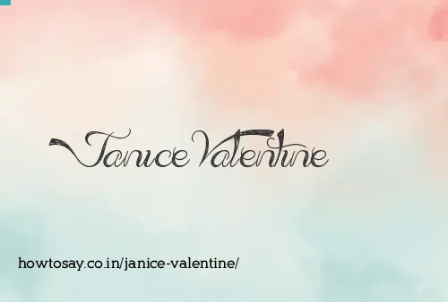 Janice Valentine