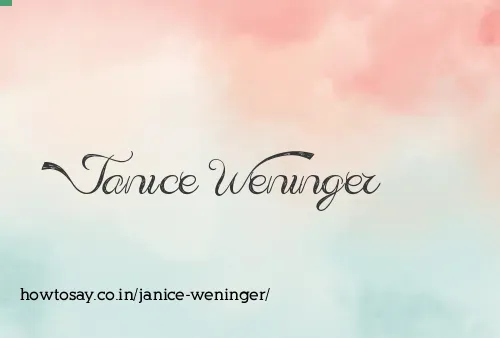 Janice Weninger