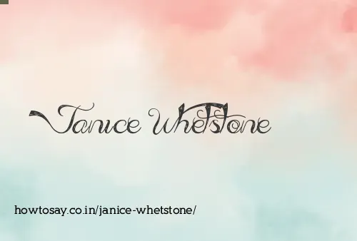 Janice Whetstone