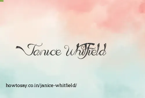Janice Whitfield