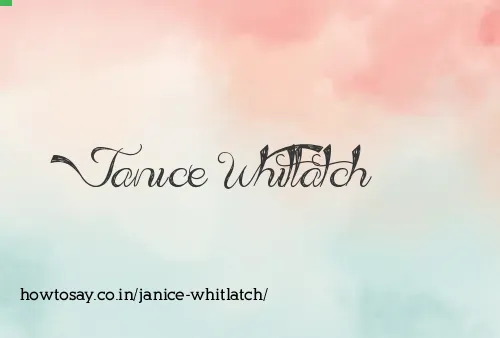 Janice Whitlatch