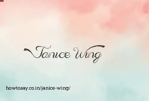 Janice Wing