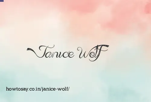 Janice Wolf