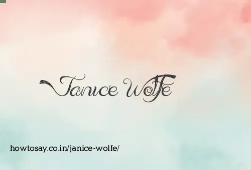 Janice Wolfe