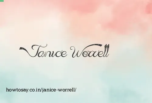 Janice Worrell