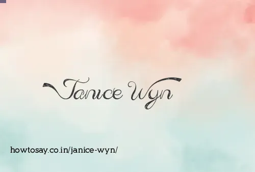 Janice Wyn