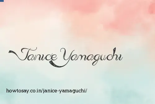 Janice Yamaguchi