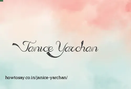 Janice Yarchan