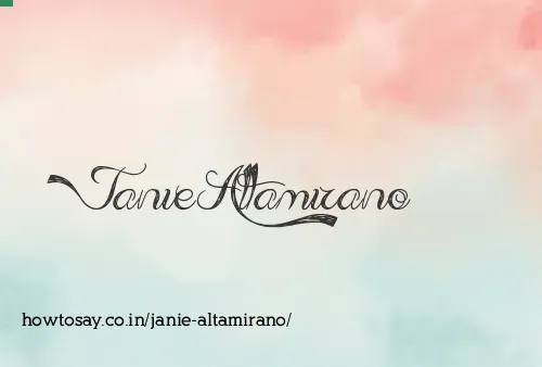 Janie Altamirano