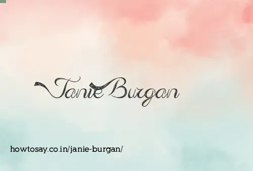 Janie Burgan