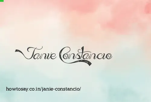 Janie Constancio