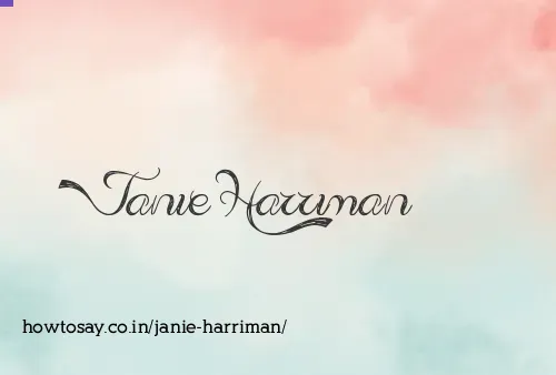 Janie Harriman