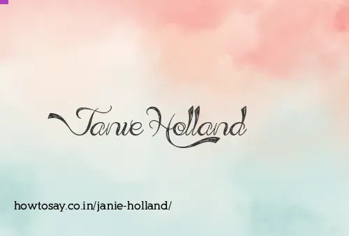 Janie Holland