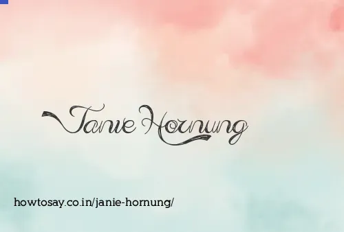 Janie Hornung