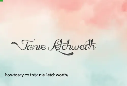 Janie Letchworth