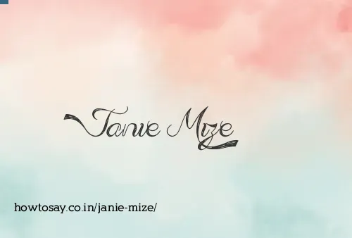 Janie Mize