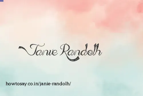 Janie Randolh
