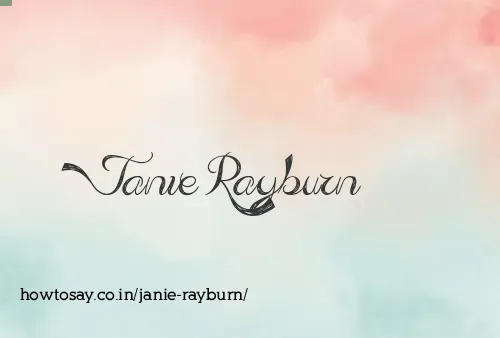 Janie Rayburn