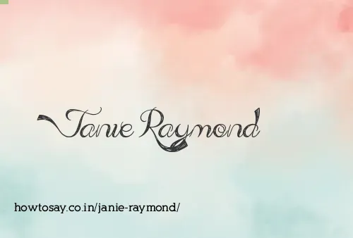 Janie Raymond