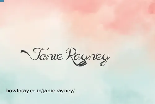 Janie Rayney