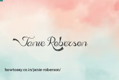 Janie Roberson