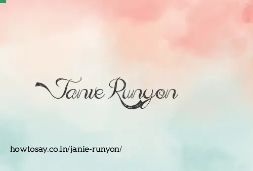 Janie Runyon