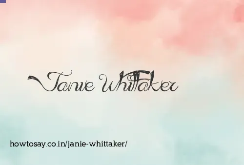 Janie Whittaker