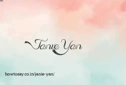 Janie Yan