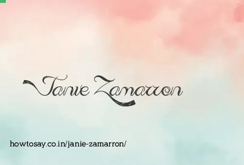 Janie Zamarron