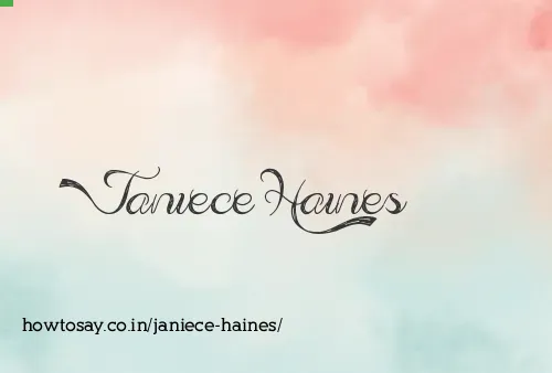 Janiece Haines