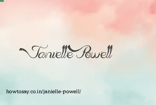 Janielle Powell