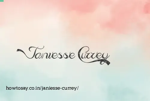 Janiesse Currey